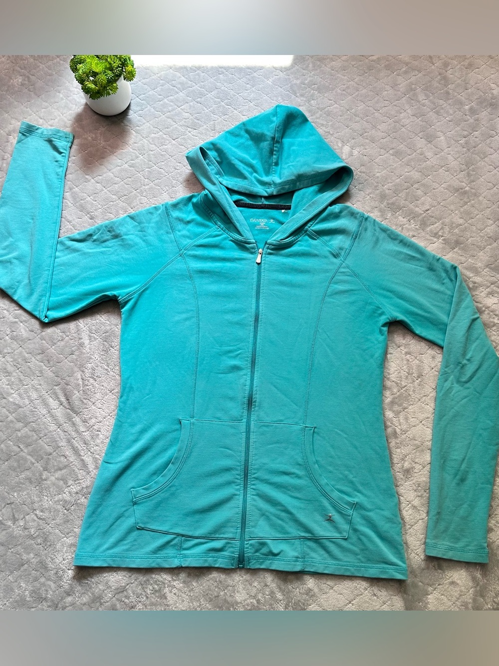 💙 Coastal Athleisure Zip Hoodie Jacket Danskin Medium